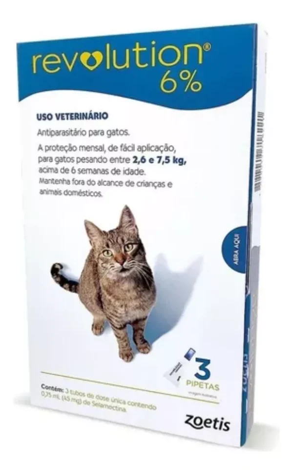 Revolution Adulto Gatos 2,6 a 7,5 kg